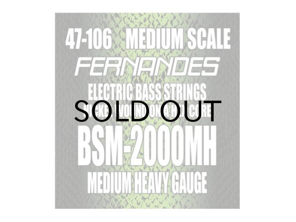 画像1: FERNANDES　Electric Bass Guitar Strings [Medium Scale] (1)