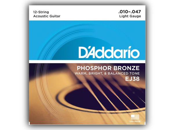 画像1: D'Addario　Phosphor Bronze Wound [12-Strings] [12弦ギター用] (1)