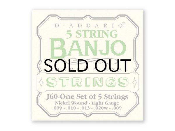 画像1: D'Addario　5-String Banjo Strings (1)