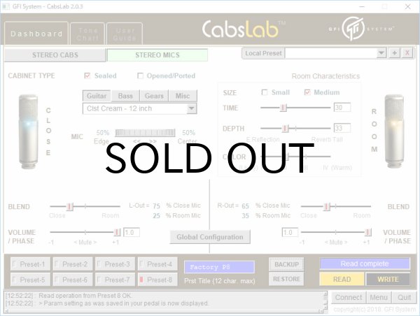 画像8: GFI System　CABZEUS Stereo Speaker Simulator＋DI Box [キャブゼウス] (8)