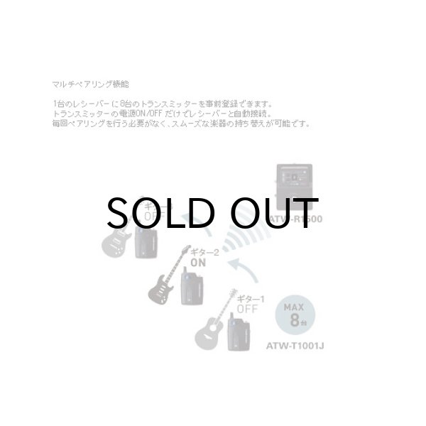 画像6: Audio Technica ATW-1501 ギターワイヤレスシステム (6)