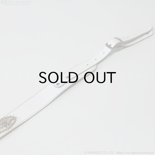 画像5: Leathercraft WHOL　Studs Custom スタッズカスタム ギターストラップ (5)