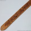 画像4: Leathercraft WHOL　Carving Custom カービングカスタム ギターストラップ (4)