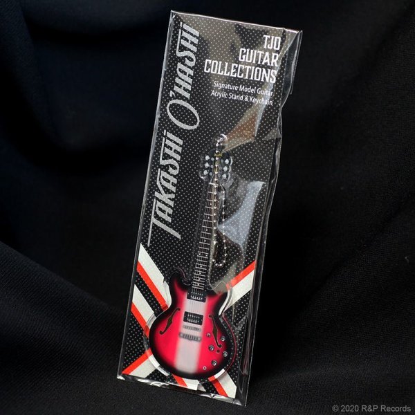 画像2: 大橋隆志 TJO ギター・コレクション アクリルスタンド&キーチェーン TA-JAIL Stripe Burst (2)