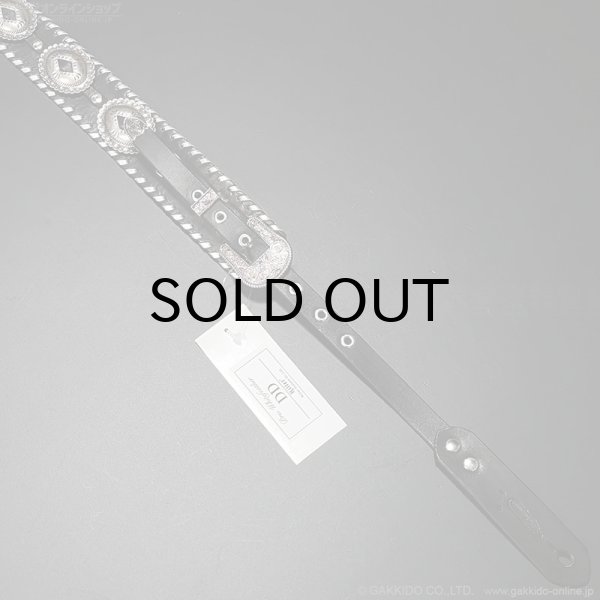 画像3: Dru Whitefeather　DD コンチョ＋レースエッジ ギターストラップ (3)