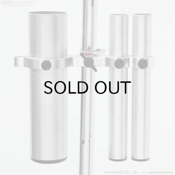 画像2: QwikStix　Two Plus One Stick Holder 2+1スティックホルダー [Large Clamp Mount] [Silver] (2)