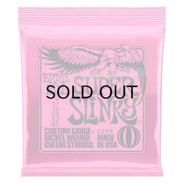 画像2: Ernie Ball　2223 Super Slinky Nickel Wound Electric Guitar Strings - 9-42 Gauge エレキギター弦×12セット [ゆうパケット送料込み] (2)