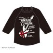 画像1: T.O. Raglan 3/4 Sleeve T-shirt [ブラック＆ブラック] (1)