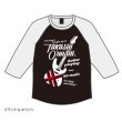 画像1: T.O. Raglan 3/4 Sleeve T-shirt [ブラック＆ホワイト] (1)