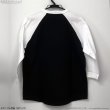 画像4: T.O. Raglan 3/4 Sleeve T-shirt [ブラック＆ホワイト] (4)