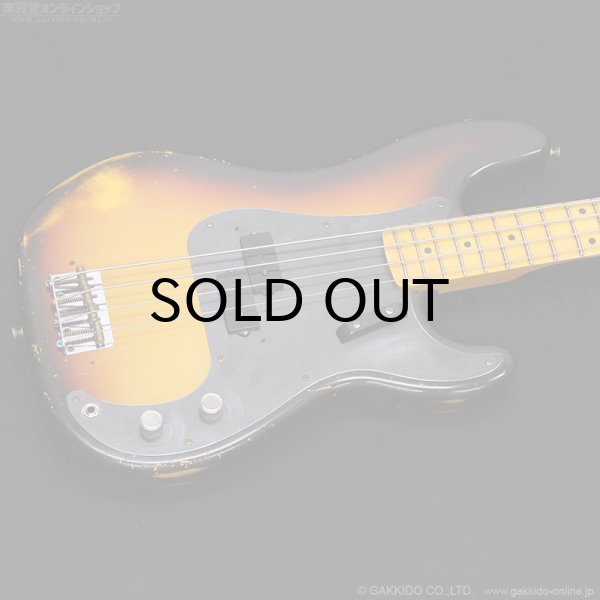 画像6: Fender Custom Shop　S21 Limited 1958 Precision Bass Relic [Faded/Aged Chocolate 3-Tone Sunburst] [半期決算セール特価] (6)
