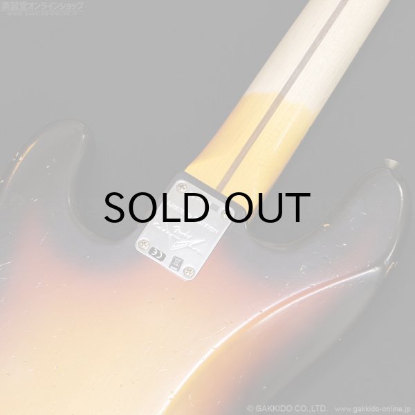 画像14: Fender Custom Shop　S21 Limited 1958 Precision Bass Relic [Faded/Aged Chocolate 3-Tone Sunburst] [半期決算セール特価] (14)