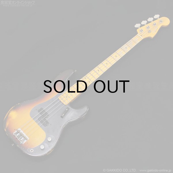 画像2: Fender Custom Shop　S21 Limited 1958 Precision Bass Relic [Faded/Aged Chocolate 3-Tone Sunburst] [半期決算セール特価] (2)