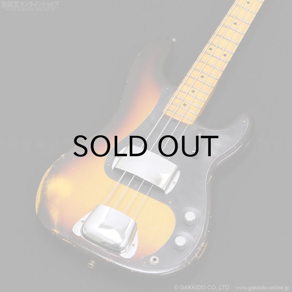 画像4: Fender Custom Shop　S21 Limited 1958 Precision Bass Relic [Faded/Aged Chocolate 3-Tone Sunburst] [半期決算セール特価] (4)