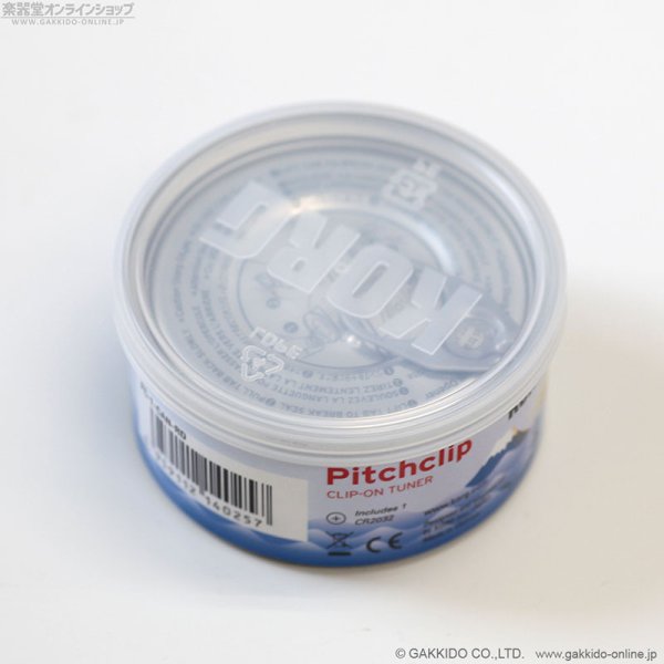 画像2: KORG　PC-1-CAN-RD / Pitchclip Red x Black Model クリップ式チューナー [缶入り] (2)