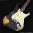 画像3: Fender Custom Shop　1960 Stratocaster Heavy Relic [Aged Black over 3-Tone Sunburst] (3)