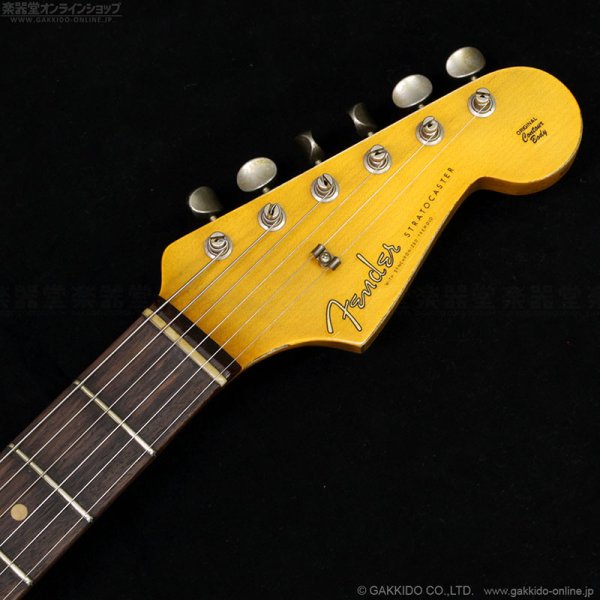 画像9: Fender Custom Shop　1960 Stratocaster Heavy Relic [Aged Black over 3-Tone Sunburst] [半期決算セール特価] (9)