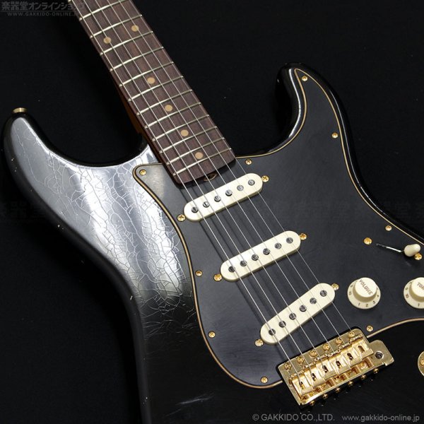 画像5: Fender Custom Shop　Limited Edition Custom 1962 Stratocaster Journeyman Relic w/CC Gold Hardware [Aged Black] [半期決算セール特価] (5)