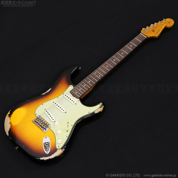 画像1: Fender Custom Shop　1961 Stratocaster Heavy Relic [Super Faded/Aged 3-Color Sunburst] [決算セール特価] (1)