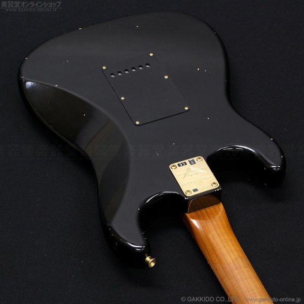画像14: Fender Custom Shop　Limited Edition Custom 1962 Stratocaster Journeyman Relic w/CC Gold Hardware [Aged Black] [半期決算セール特価] (14)