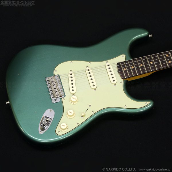 画像2: Fender Custom Shop　S23 Limited 1963 Stratocaster Journeyman Relic w/CC Hardware [Aged Sherwood Green Metallic] [デジマート連動セール特価] (2)