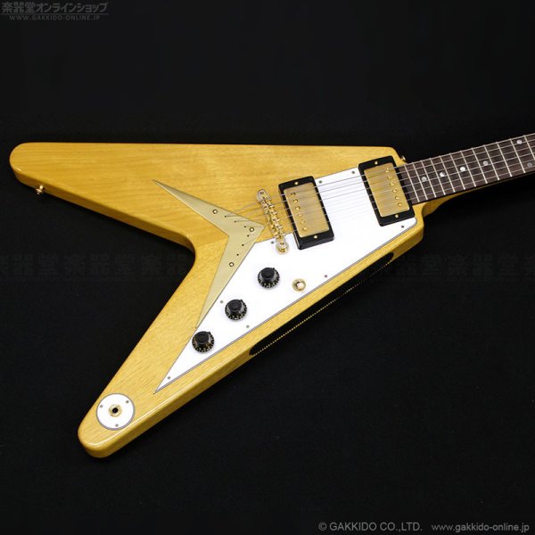 画像3: Gibson Custom Shop　1958 Korina Flying V with White Pickguard [Natural] [半期決算セール特価] (3)