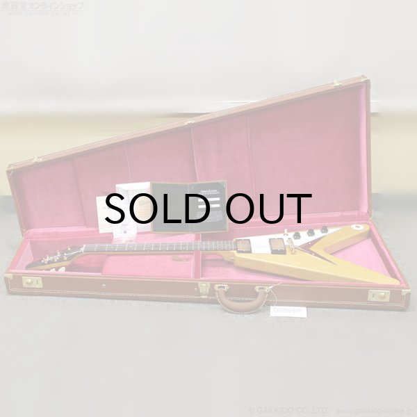 画像19: Gibson Custom Shop　1958 Korina Flying V with White Pickguard [Natural] (19)