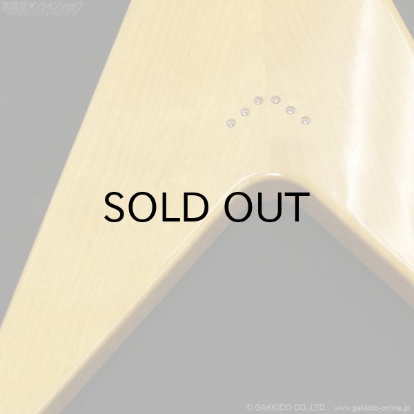 画像14: Gibson Custom Shop　1958 Korina Flying V with White Pickguard [Natural] (14)