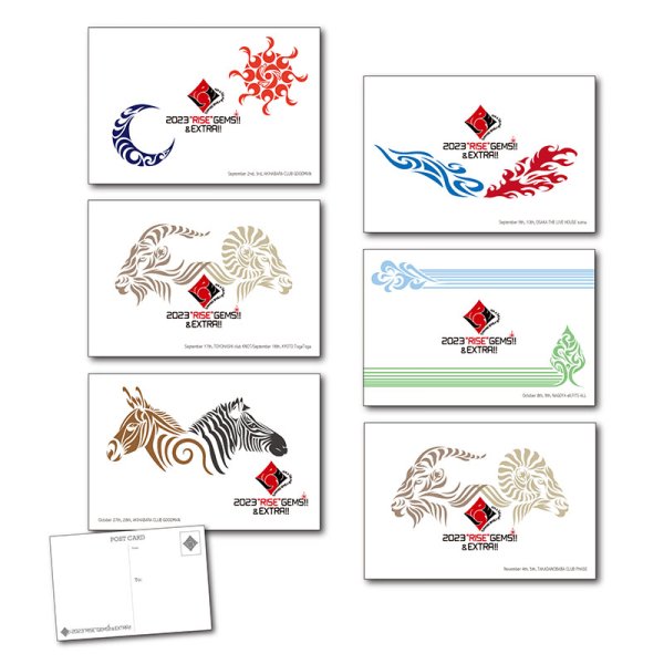 画像2: 2023“RISE”GEMS!!&EXTRA!! Charity Post Card Set チャリティーポストカードセット (2)