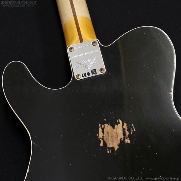画像11: Fender Custom Shop　S23 Limited 1959 Texas Telecaster Custom Relic [Aged Black] [半期決算セール特価] (11)