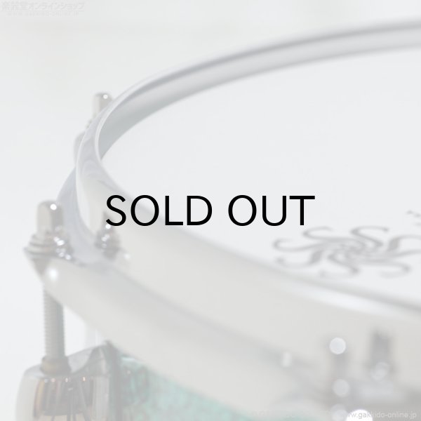 画像7: SAKAE OSAKA HERITAGE　SD1455MA/M-TC 14”x5.5” Maple Snare [Turquoise Champagne] [特価品] (7)