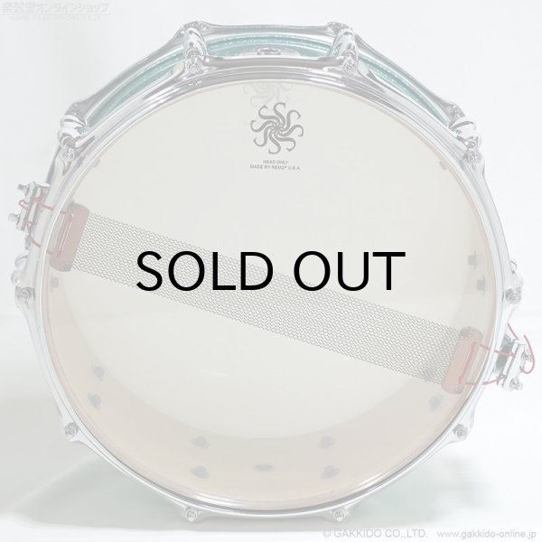 画像5: SAKAE OSAKA HERITAGE　SD1455MA/M-TC 14”x5.5” Maple Snare [Turquoise Champagne] [特価品] (5)