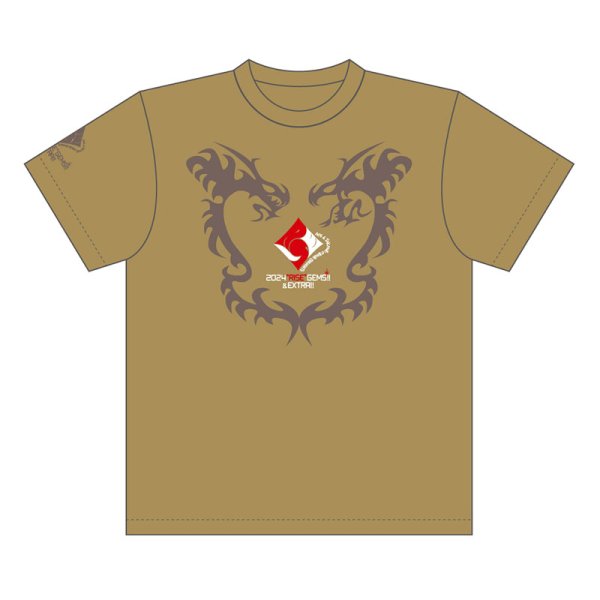 画像2: 2024“RISE”GEMS!!&EXTRA!!　ツアーTシャツ [サンドカーキ] (2)