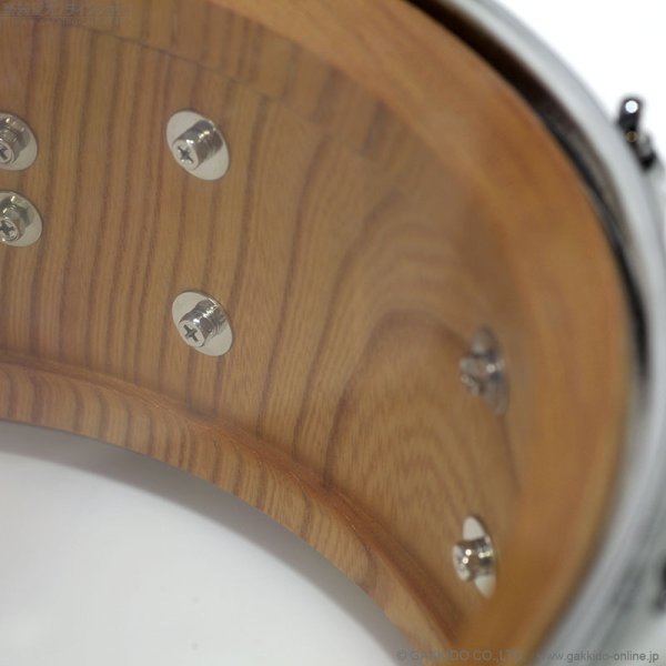 画像10: M drums KR-1465-K KURINUKI Series 欅 “Keyaki” Zelkova 14”×6.5” スネアドラム (10)