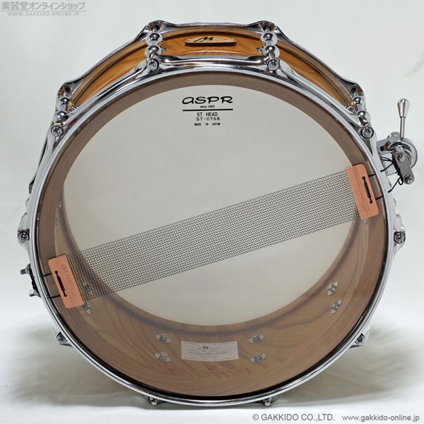 画像5: M drums KR-1465-K KURINUKI Series 欅 “Keyaki” Zelkova 14”×6.5” スネアドラム (5)