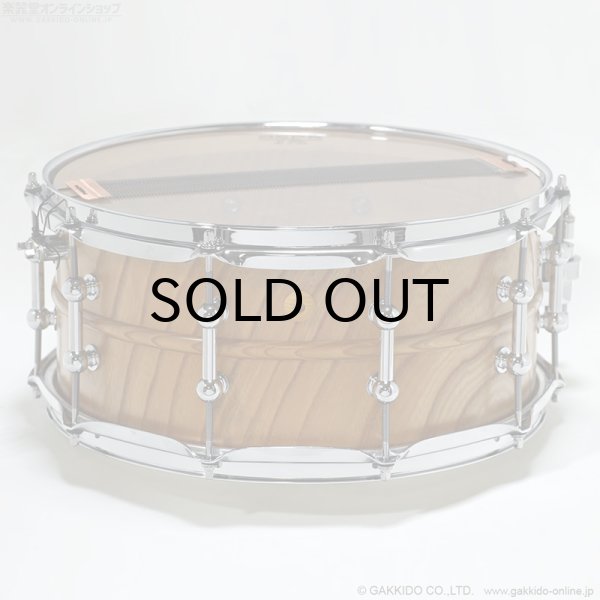 画像2: M drums　KR-1465-K KURINUKI Series 欅 “Keyaki” Zelkova 14”×6.5” スネアドラム [決算セール特価] (2)