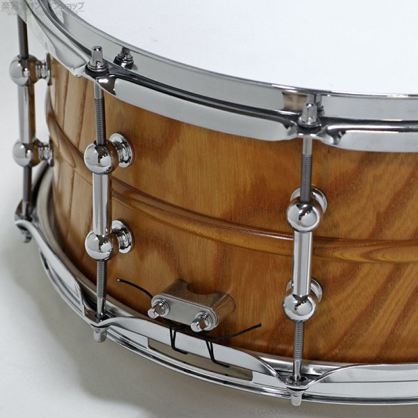 画像7: M drums KR-1465-K KURINUKI Series 欅 “Keyaki” Zelkova 14”×6.5” スネアドラム (7)