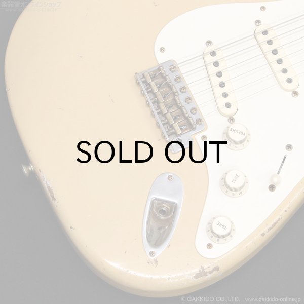 画像4: Fender Custom Shop　Masterbuilt 1955 Stratocaster Relic by Todd Krause [Aged Desert Sand] (4)