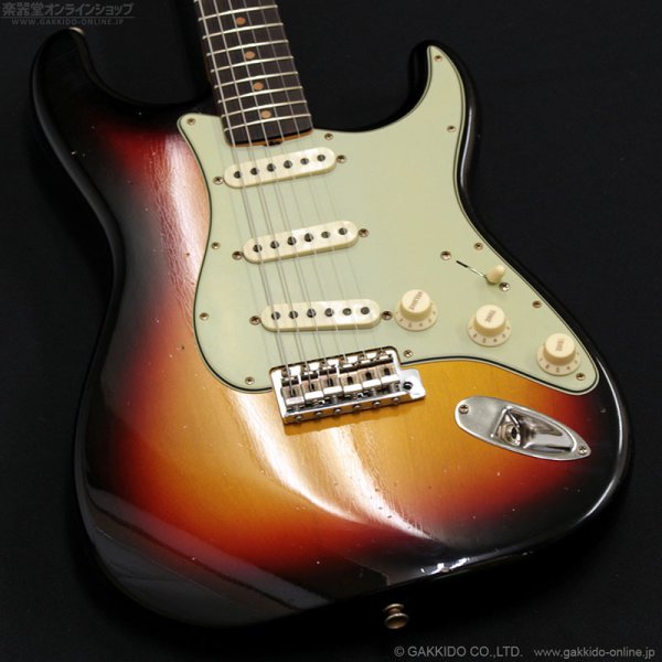 画像4: Fender Custom Shop　Limited 1964 L-Series Stratocaster Journeyman Relic [Target 3-Tone Sunburst] (4)