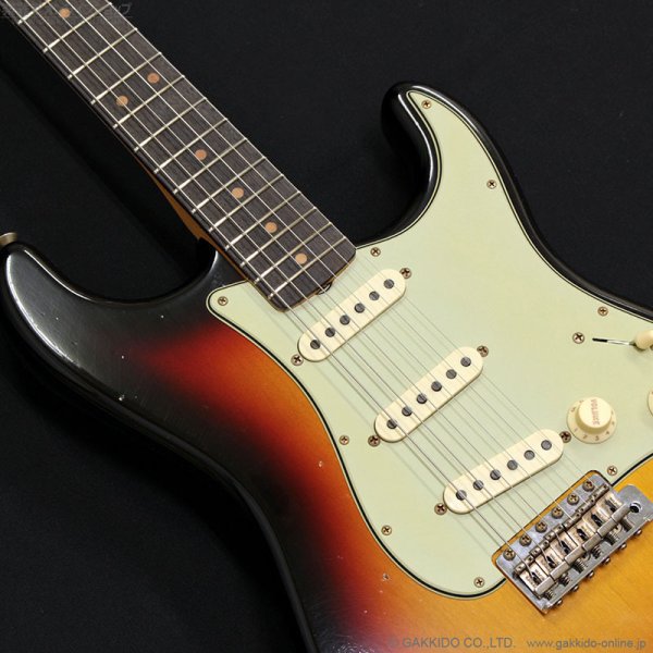 画像6: Fender Custom Shop　Limited 1964 L-Series Stratocaster Journeyman Relic [Target 3-Tone Sunburst] (6)