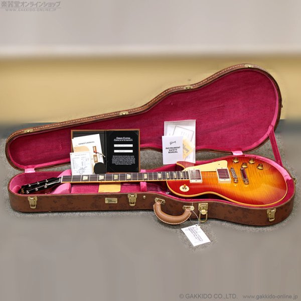 画像19: Gibson Custom Shop　1959 Les Paul Standard Reissue VOS [Washed Cherry Sunburst] (19)