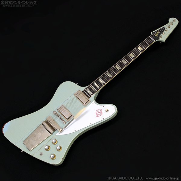 画像1: Gibson Custom Shop　1963 Firebird V With Maestro Vibrola Heavy Aged [Antique Frost Blue] (1)