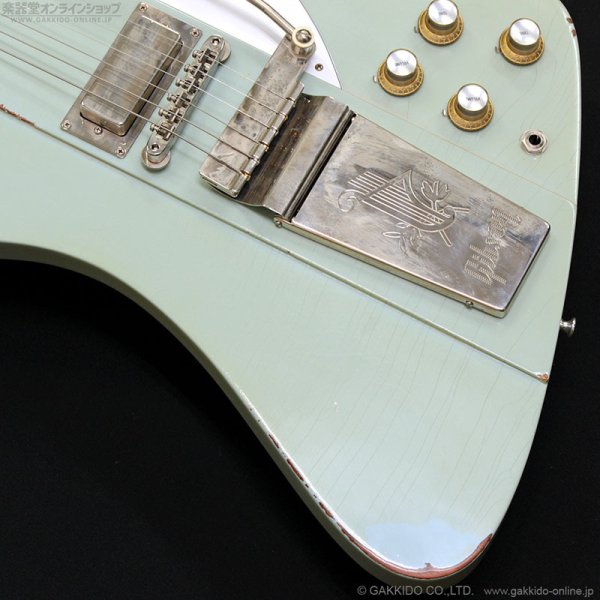 画像6: Gibson Custom Shop　1963 Firebird V With Maestro Vibrola Heavy Aged [Antique Frost Blue] (6)