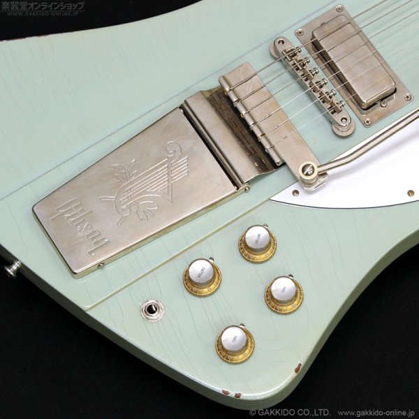 画像5: Gibson Custom Shop　1963 Firebird V With Maestro Vibrola Heavy Aged [Antique Frost Blue] (5)