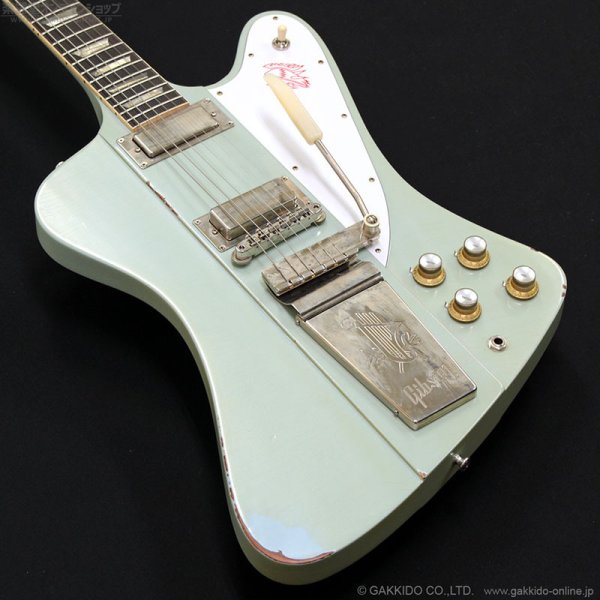 画像4: Gibson Custom Shop　1963 Firebird V With Maestro Vibrola Heavy Aged [Antique Frost Blue] (4)