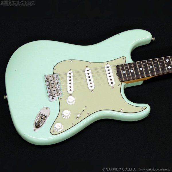 画像2: Fender Custom Shop　W25 Limited 1965 Compound Radius Stratocaster Jouneyman Relic [Aged Surf Green] (2)