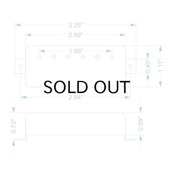 画像3: Lollar Pickups　Mini-Humbucker Set [Chrome] Firebird Mount付 (3)