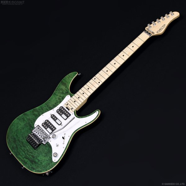 画像1: SCHECTER　SD-2-24-AL GRN/M [See-thru Green] (1)