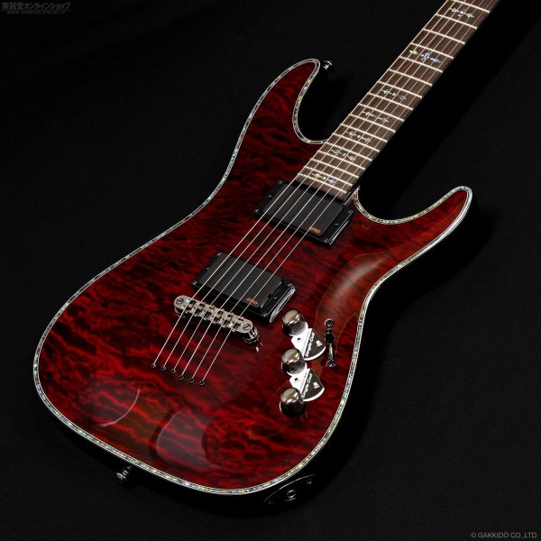 画像2: Schecter　Diamond Series Hellraiser C-1 [Black Cherry] (2)