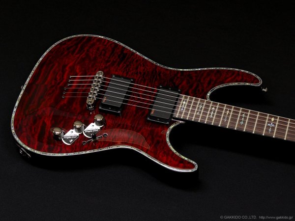 画像4: Schecter　Diamond Series Hellraiser C-1 [Black Cherry] (4)